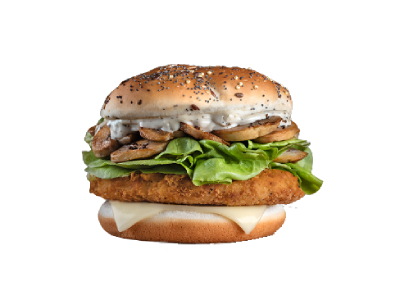 Chicken Mushroom Burger